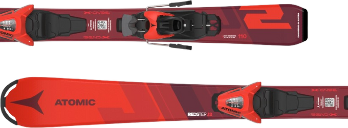 Zjazdové lyže Atomic Redster J2 100-120 + C 5 GW Red/Black - 2024/25