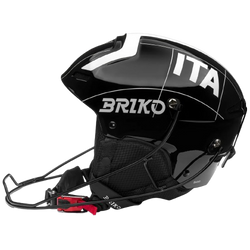 Lyžiarska helma Briko Slalom 2.0 Italia Shiny Black White - 2024/25