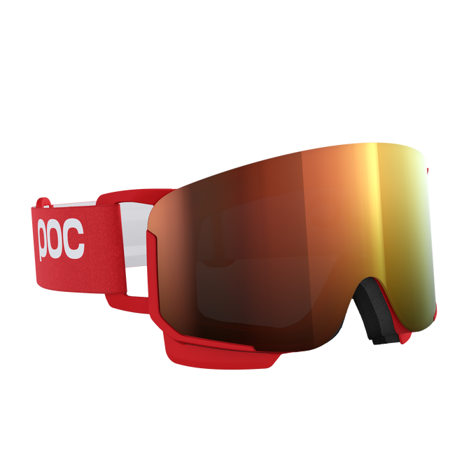 Lyžiarske okuliare POC Nexal Raw Prismane Red/Partly Sunny Orange - 2025/26