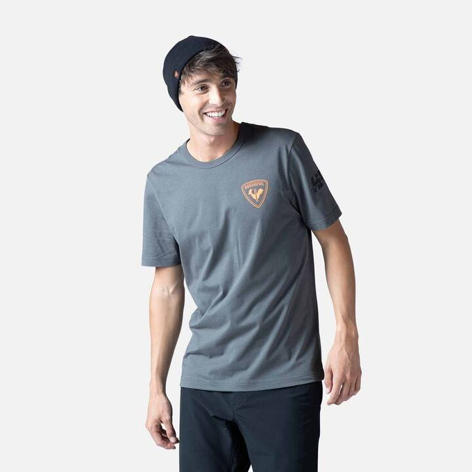 Tričko Rossignol Hero Gradient Tee Onyx Grey - 2023/24