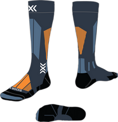 Lyžiarske ponožky X-Socks Ski Touring Perform OTC Marine/Orange - 2024/25