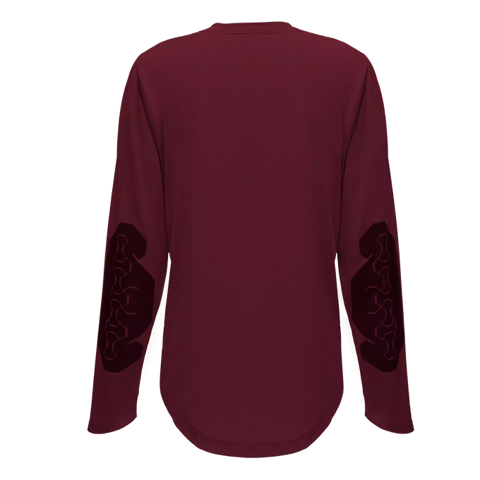 Cyklistický dres Dainese HgROX Jersey Ls WMN Windsor Wine