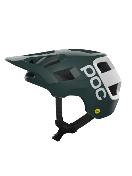 Cyklistická prilba POC Kortal Race MIPS Pargasite Green Matt/Hydrogen White Matt - 2025