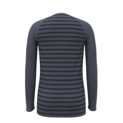 Termoaktívne tričko Odlo Active Warm Eco Kids Stripes BL Top Crew Neck L/S - 2023/24