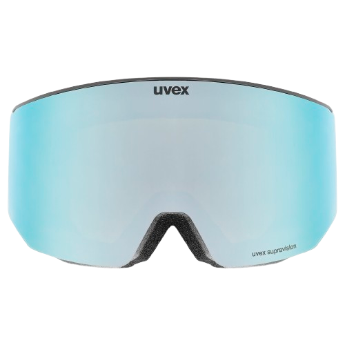 Lyžiarske okuliare Uvex lace ATTRACT FM Black Matt/Mirror Ice Blue + spare lens - 2025/26