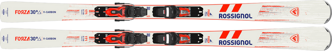 Zjazdové lyže Rossignol Forza 30° V-Ca + Xpress 11 GW B83 Black Hot Red - 2024/25