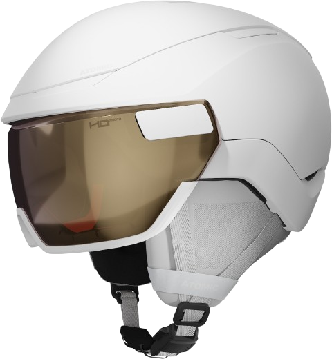 Lyžařská helma Atomic Revent GT AMID Visor HD PHOTO White Heather - 2025/26