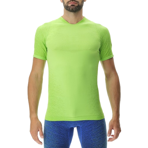 Bežecké tričko UYN Man Running Exceleration OW Shirt SH_SL Lime/Sulphur Spring