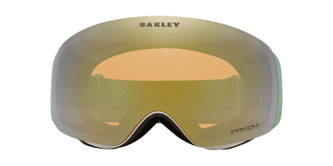 Lyžiarske okuliare Oakley Flight Deck M Matte Jade/Prizm Sage Gold Iridium - 2025/26