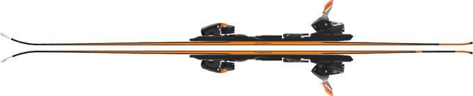 Zjazdové lyže Atomic Redster Q9 Revoshock S + X 12 GW Black/Orange - 2024/25