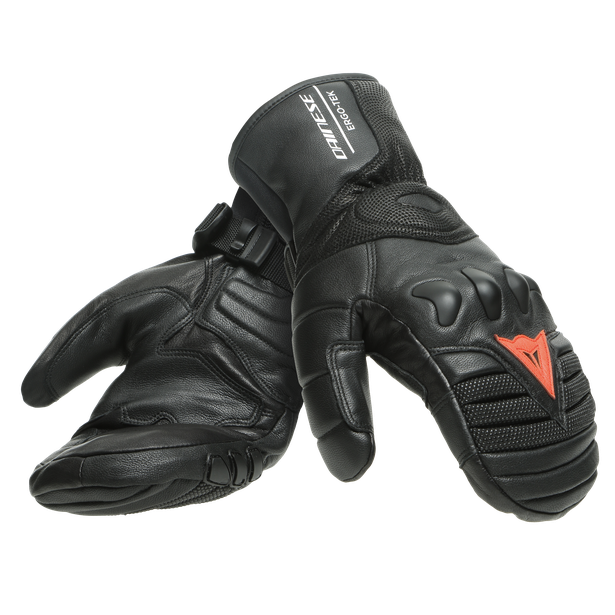 Lyžiarske rukaviceDAINESE HP Ergotek PRO Mitten Gloves Stretch Limo/High Risk Red - 2025/26