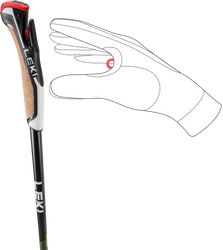 Palice Nordic Walking LEKI Flash Carbon