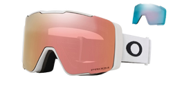 Lyžiarske okuliare Oakley Line Miner Pro M Matte White Prizm Rose Gold + náhradné zorníky Prizm Sapphi - 2024/25