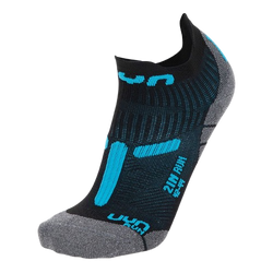 Outdoorové ponožky UYN Man Run 2in Socks Black/Turquise
