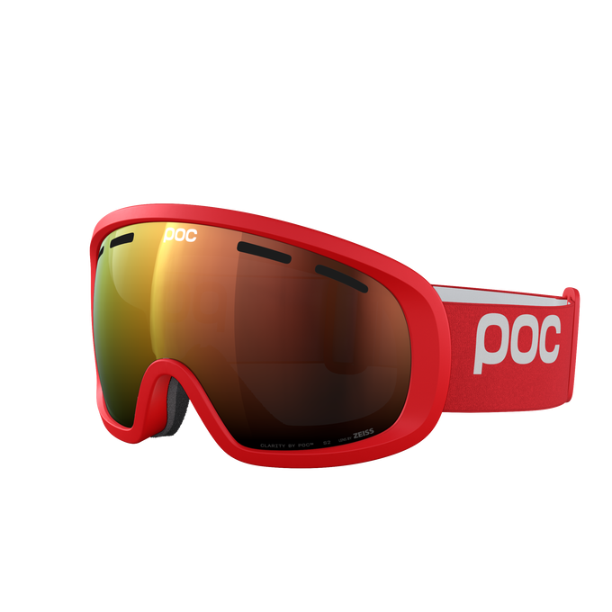 Lyžiarske okuliare POC Fovea Mid Prismane Red/Partly Sunny Orange - 2025/26