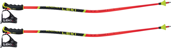 Zjazdové LEKI WCR Lite GS 3D Red - 2025/26