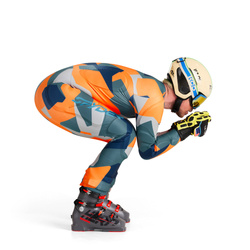 Lyžiarska kombinéza Spyder Performance Gs Race Suit Orange Shock - 2024/25