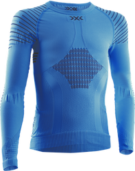 Funkčné tričko X-Bionic Invent 4.0 Shirt LG SL Junior Teal Blue/Anthracite - 2024/25