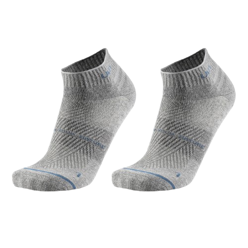 Outdoorové ponožky UYN Unisex All Round Low Cut 2Pack Grey Mel/Grey/Mel