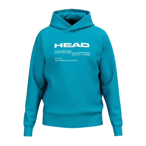 Mikina HEAD Race Hoodie Junior Blue - 2025/26