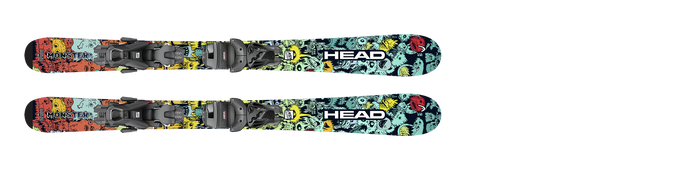 Zjazdové lyže HEAD Monster Easy JRS (67/77/87/97) + JRS 4.5 GW CA - 2025/26