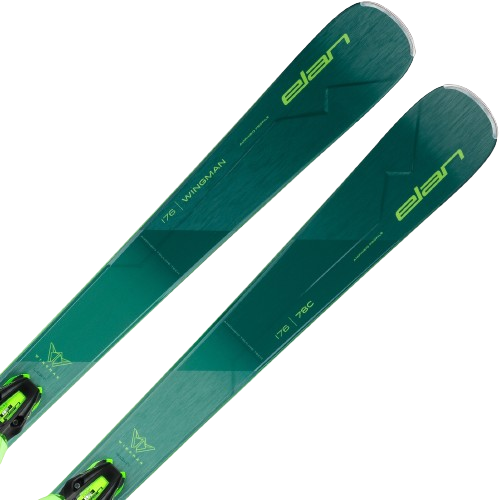 Zjazdové lyže ELAN WINGMAN 78 C PS + EL 10.0 GW Shift BLK/GRN B85 - 2024/25