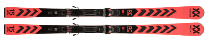 Zjazdové lyže Volkl Racetiger RC Red + VMotion 11 GW - 2023/24