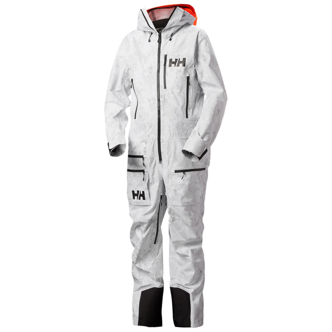 Lyžiarska kombinéza Helly Hansen Chugach Infin Printed Suit Grey Fog Snow Camo Aop - 2024/25