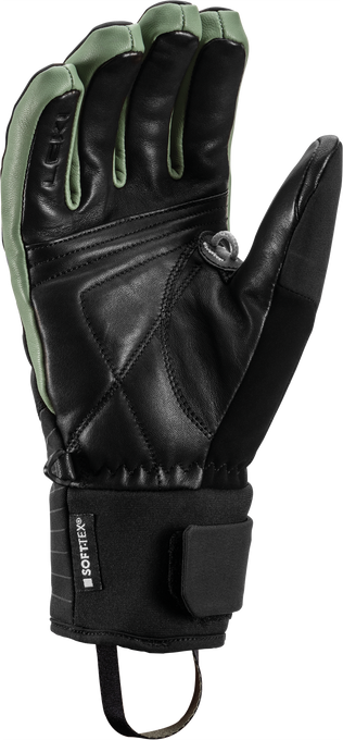 Lyžiarske rukavice LEKI Sparrow 3D Women Black/Dust/Green - 2025/26