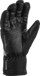 Lyžiarske rukavice LEKI Griffin 3D Junior Black/Dusty Green - 2025/26