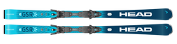Zjazdové lyže HEAD Worldcup Rebels E.GSR + PR 11 GW Brake [G] 78 mm Matt Black/Speed Blue - 2025/26