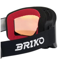 Lyžiarske okuliare Briko Vulcano Mask Sharp Lite Black - 2025/26