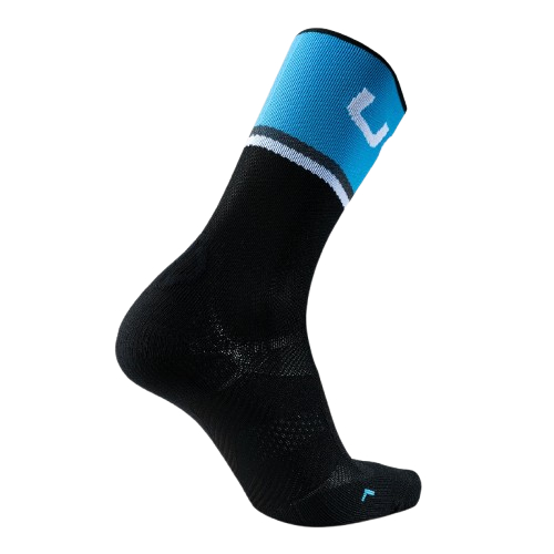 Outdoorové ponožky UYN Man Cycling One Light Socks  Black/Cobal Blue
