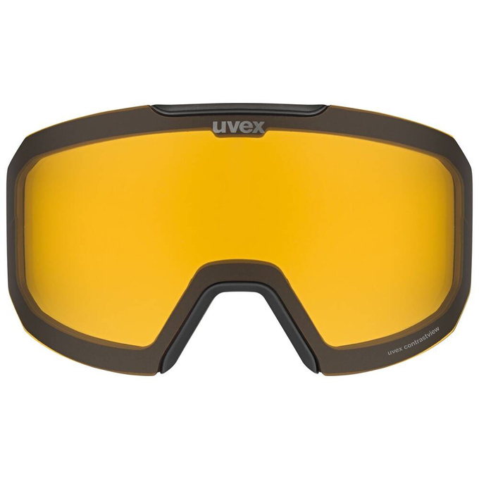 Lyžiarske okuliare Uvex Evidnt ATTRACT Small V Black Matt/Mirror Rainbow + spare lens - 2025/26