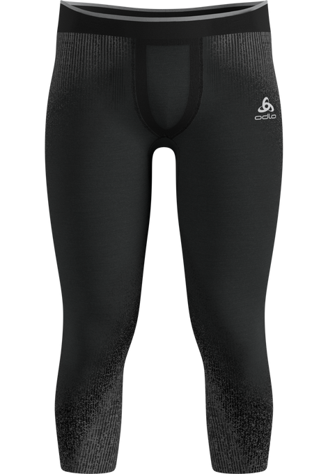 Termoaktívne legíny Odlo Perfomance Warm Blackcomb BL Bottom 3/4 Man Black - 2025/26