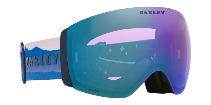 Lyžiarske okuliare Oakley Flight Deck Pro L Mikaela Shiffrin Sig/Prizm Snow Iced Iridium + Additional lens Prizm Snow Sapphire Iridium - 2025/26