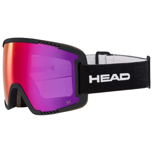 Lyžiarske okuliare HEAD Contex Pro 5K Red Black - 2025/26