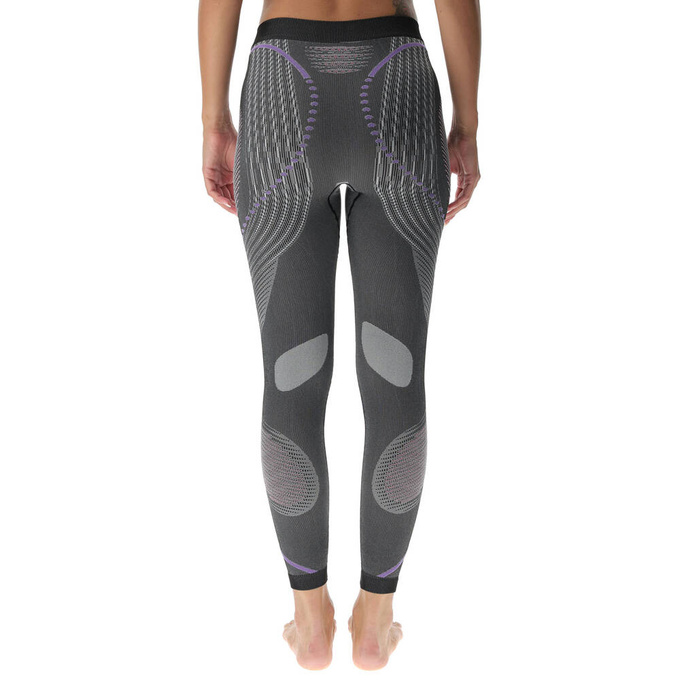 Funkčné nohavice UYN Woman Evolutyon UW Pants Long Melange Anthracite Melange/Raspberry/Purple - 2023/24