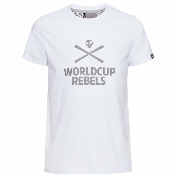 Tričko HEAD Race T-shirt Junior White - 2020/21