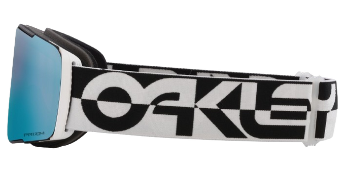 Lyžiarske okuliare Oakley Line Miner Pro L Black White Duality Prizm Sapphire + náhradné zorníky Prizm Torch - 2024/25