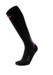 Lyžiarske ponožky UYN Woman Ski One Alpine Merino Socks Black/Pink - 2025/26