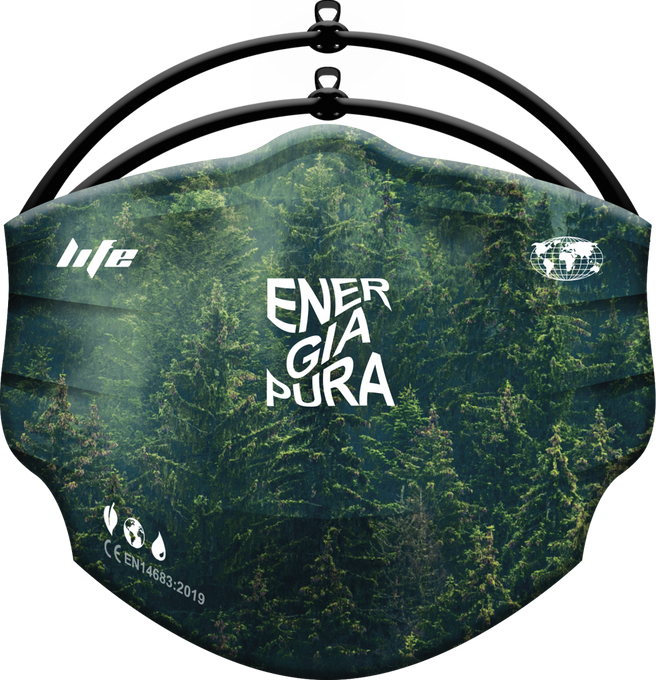 Ochranná maska ENERGIAPURA Safe Mask Junior Life Forest - 2022/23