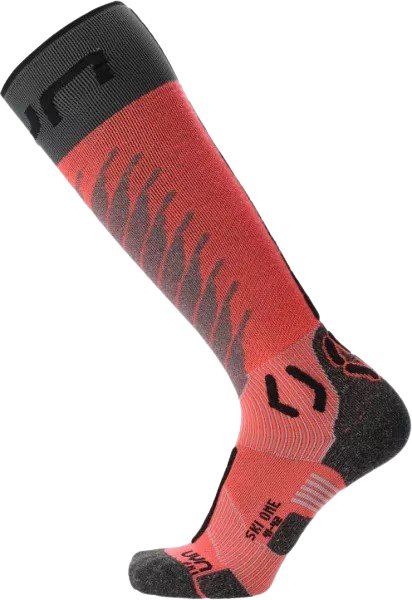 Lyžiarske ponožky UYN Woman Ski One Merino Pink/Black - 2025/26