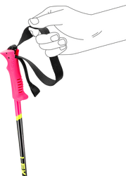 Zjazdové palice LEKI Racing Kids Pink - 2025/26