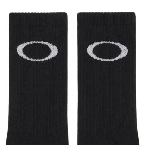 Ponožky Oakley Ellipse Crew Sock Blackout - 2025