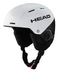 Lyžiarska helma HEAD Team SL White/Black + Chránič čeľuste - 2025/26