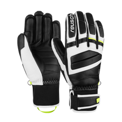 Lyžiarske rukavice Reusch Master Pro Black/White/Safety Yellow - 2025/26