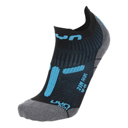 Bežecké ponožky UYN Man Run 2IN Socks Black/Turquoise