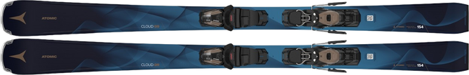 Zjazdové lyže Atomic Cloud Q9 + M 10 GW Black/Sand - 2024/25