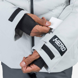 Lyžiarska bunda Rossignol Hero Blackside Puffy JKT Soft Gray - 2024/25